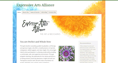 Desktop Screenshot of expressiveartsalliance.org